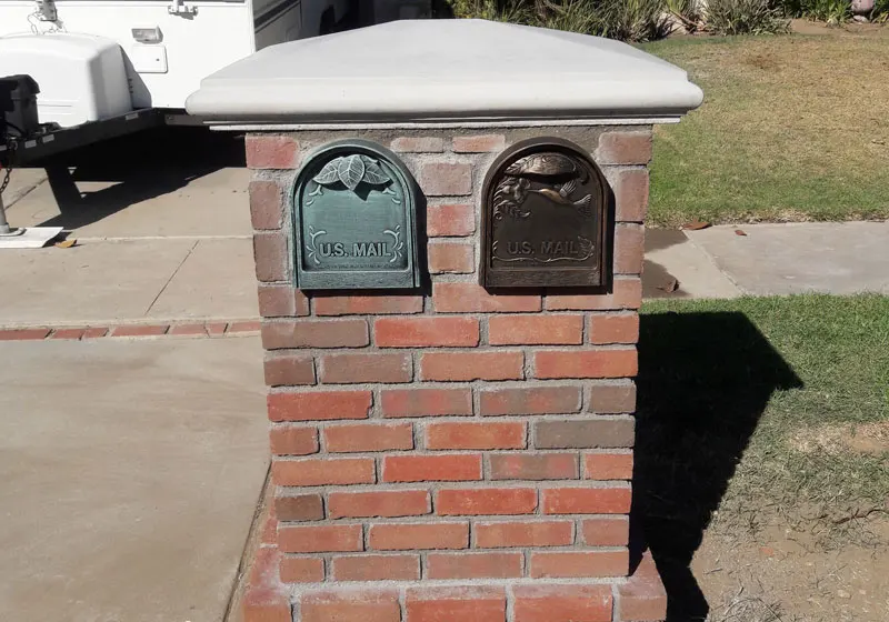 Custom Brick Mailbox in Fullerton, CA