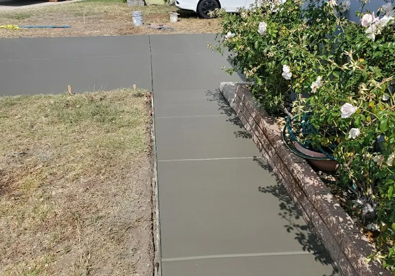 New Concrete Sidewalk, Huntington Beach, CA