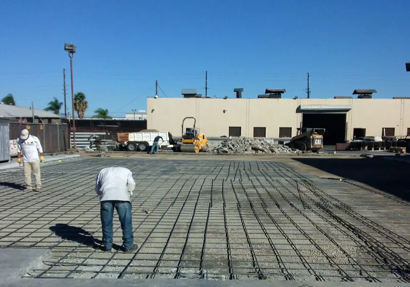 Driveway at Steel Fabrication Plant, Anaheim CA