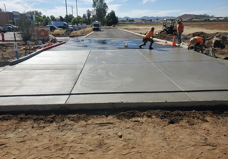 Commercial Concrete Work in Menifee