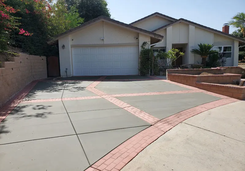 Custom Driveway Replacement in Brea, CA