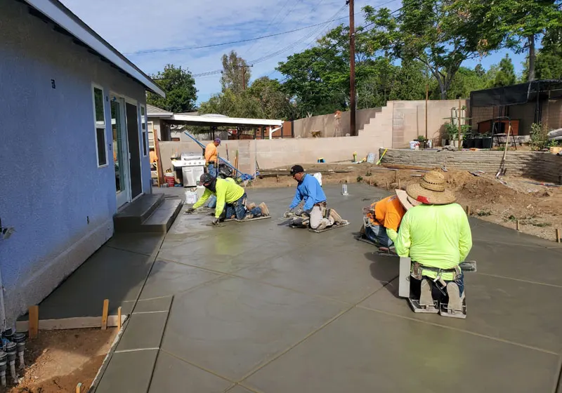 Concrete Patio Installation, La Habra Heights, CA