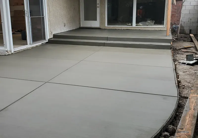 Concrete Patio Installation in Long Beach, CA