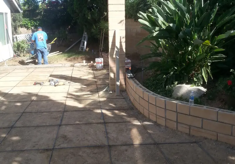 Concrete Patio Installation, Brea, CA