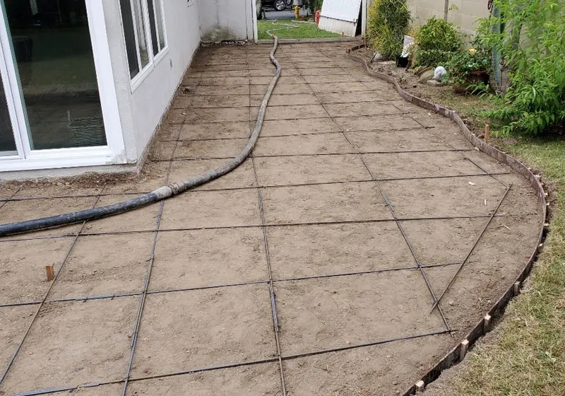 New Concrete Patio in Tustin, CA