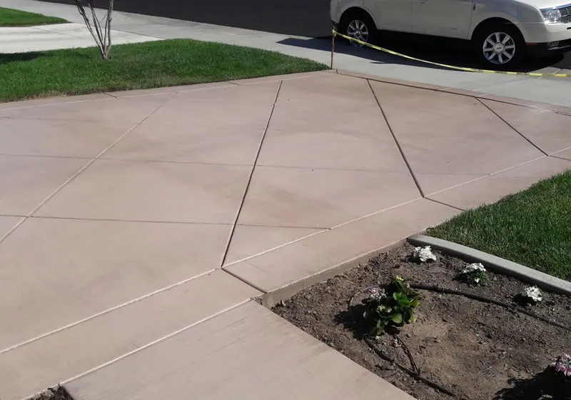 Colored Concrete Driveway Installation in Murrieta, CA