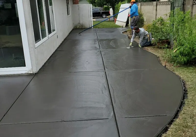 Concrete Patio Installation, Tustin CA