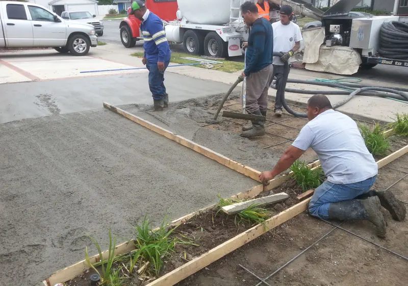 Residential Concrete Driveway, Huntington Beach, CA