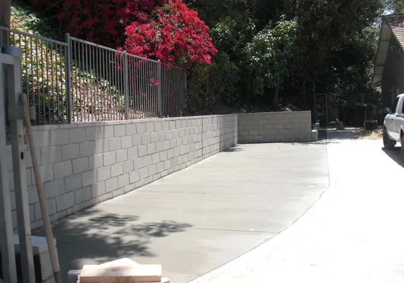 Retaining Wall Construction in Fullerton, CA