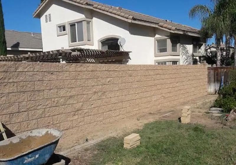 Block Wall Installation in Temecula, CA